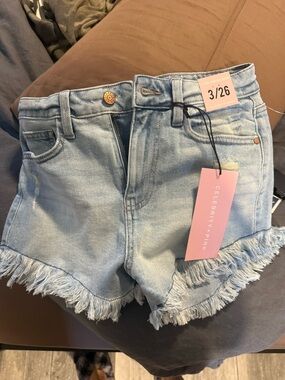 NWT Celebrity Pink denim cutoff shorts